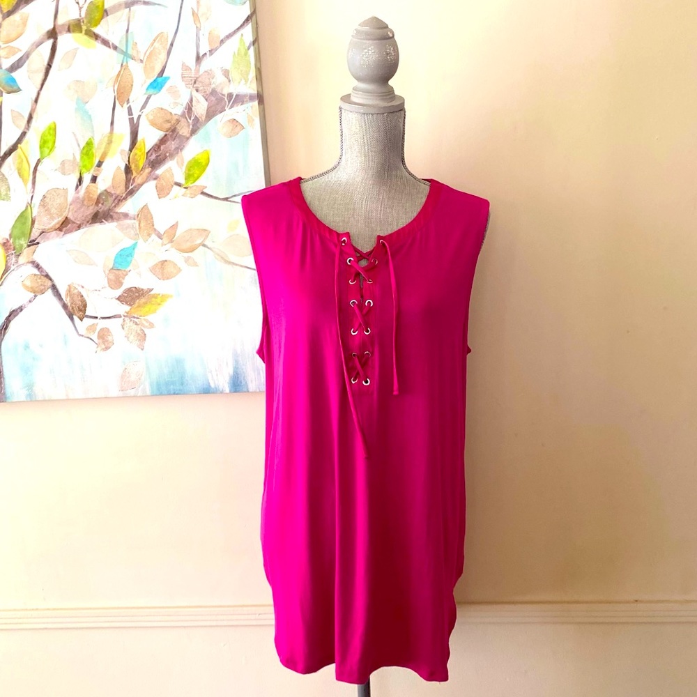 JM COLLECTION SLEEVELESS 🩷TOP🩷 SIZE EXTRA LARGE 🌟EUC🌟